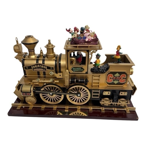 Vintage Mr. Christmas Gold Label Christmas Collection Cannonball Train Musical - Picture 4 of 14